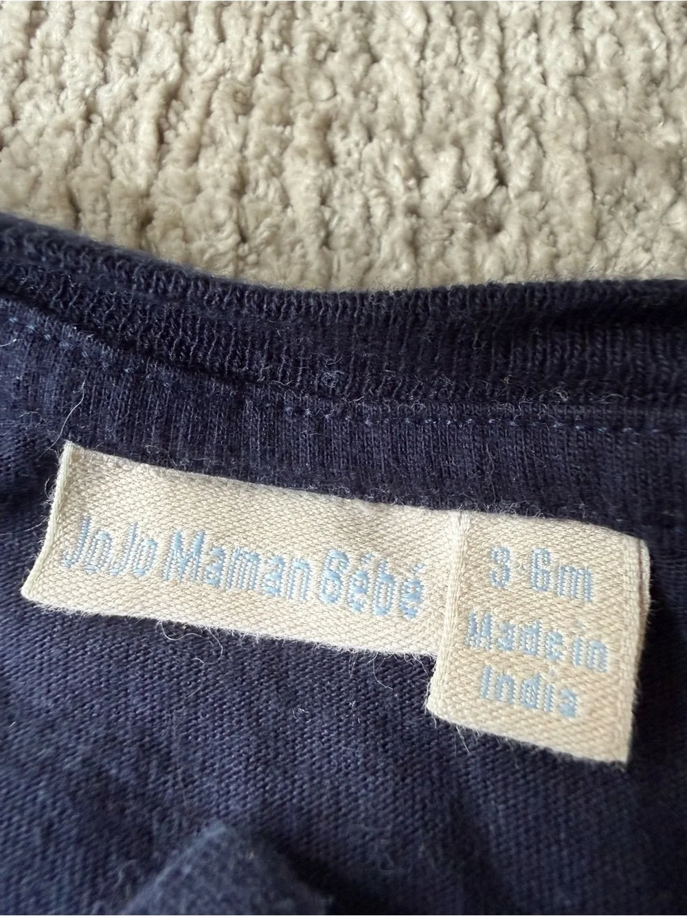 JoJo Maman Bébé Nautical Boat Embroidered Baby Romper 3-6 Months